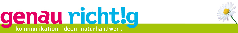 GENAU RICHTIG - Startseite